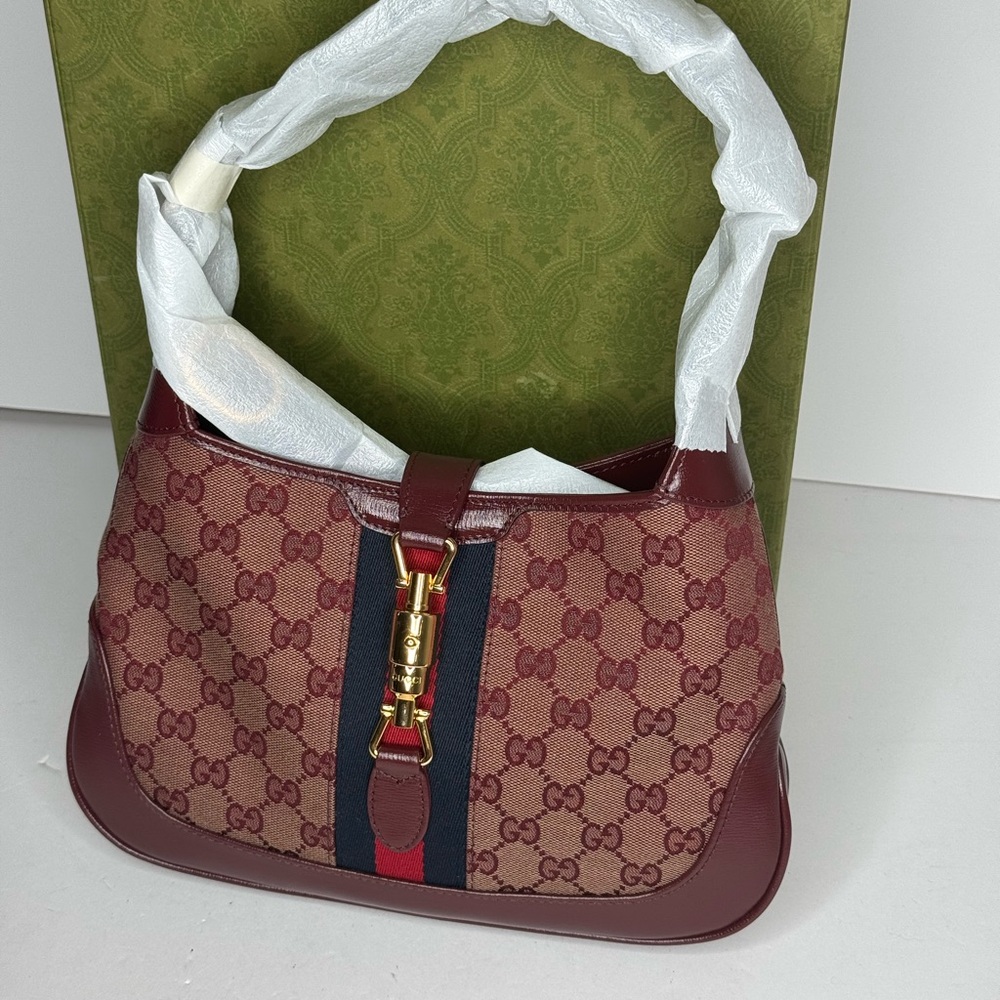 Unworn Gucci Burgundy 1961 Jackie MINT without tags